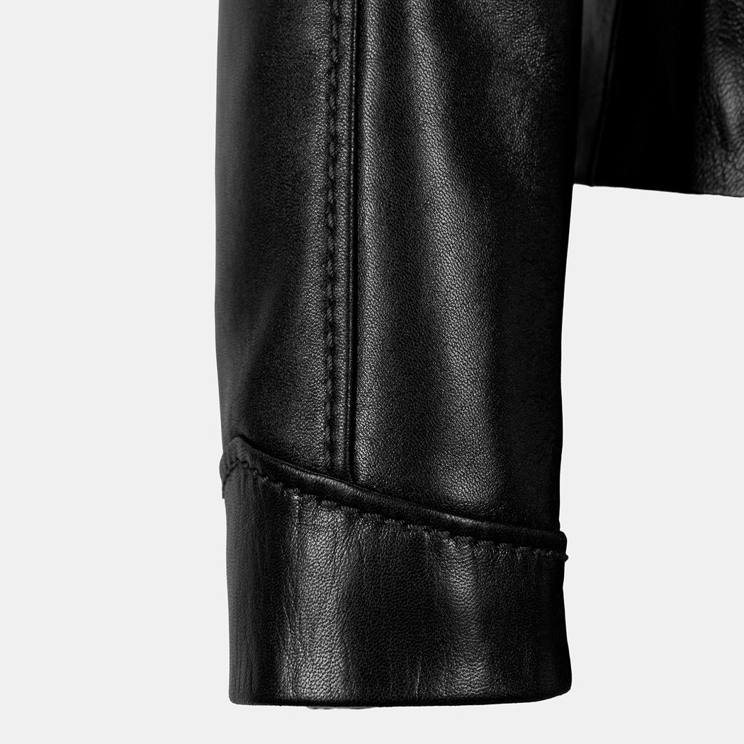 K15005 KADIN DERİ CEKET-E