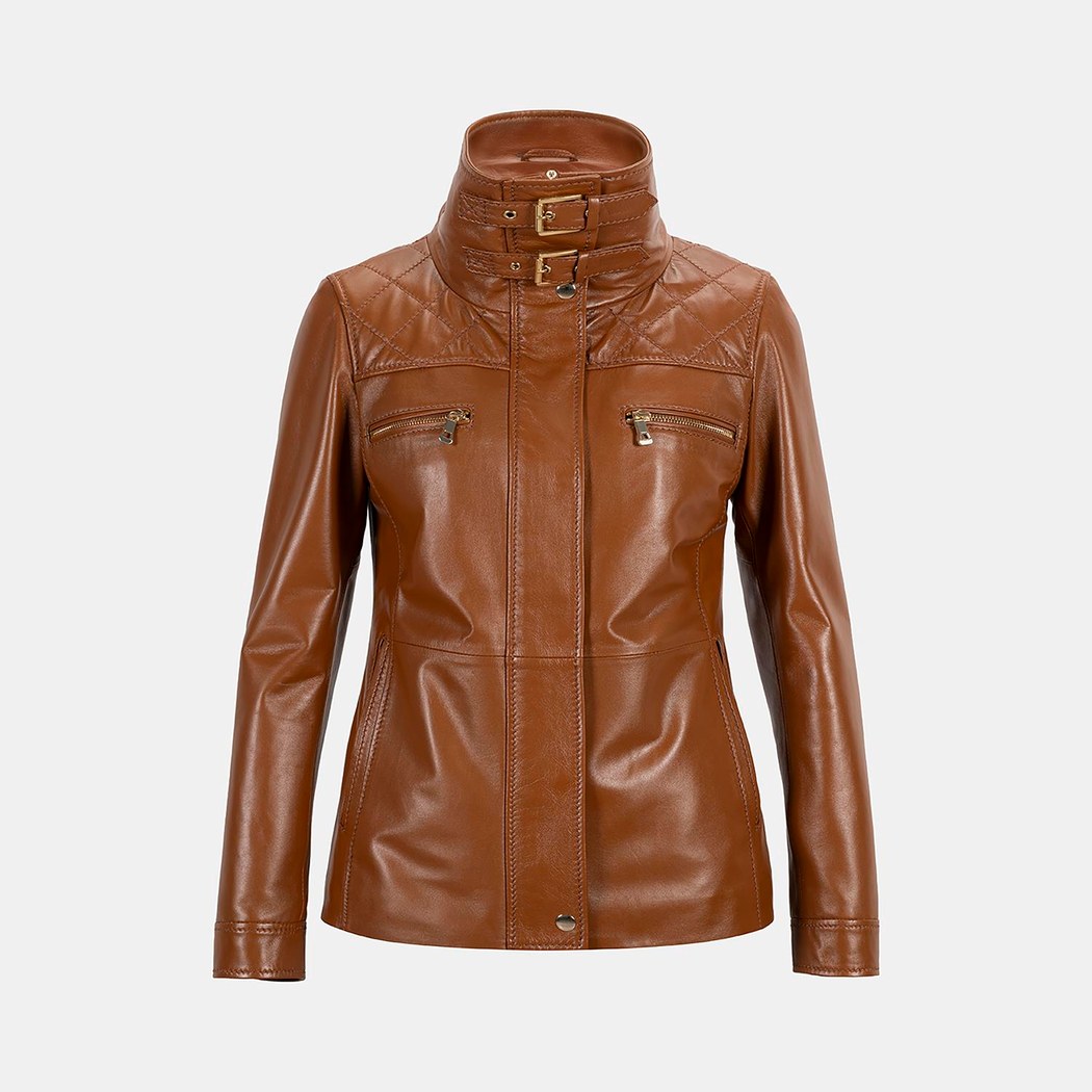 K15007 KADIN KÜRK YAKA MONT