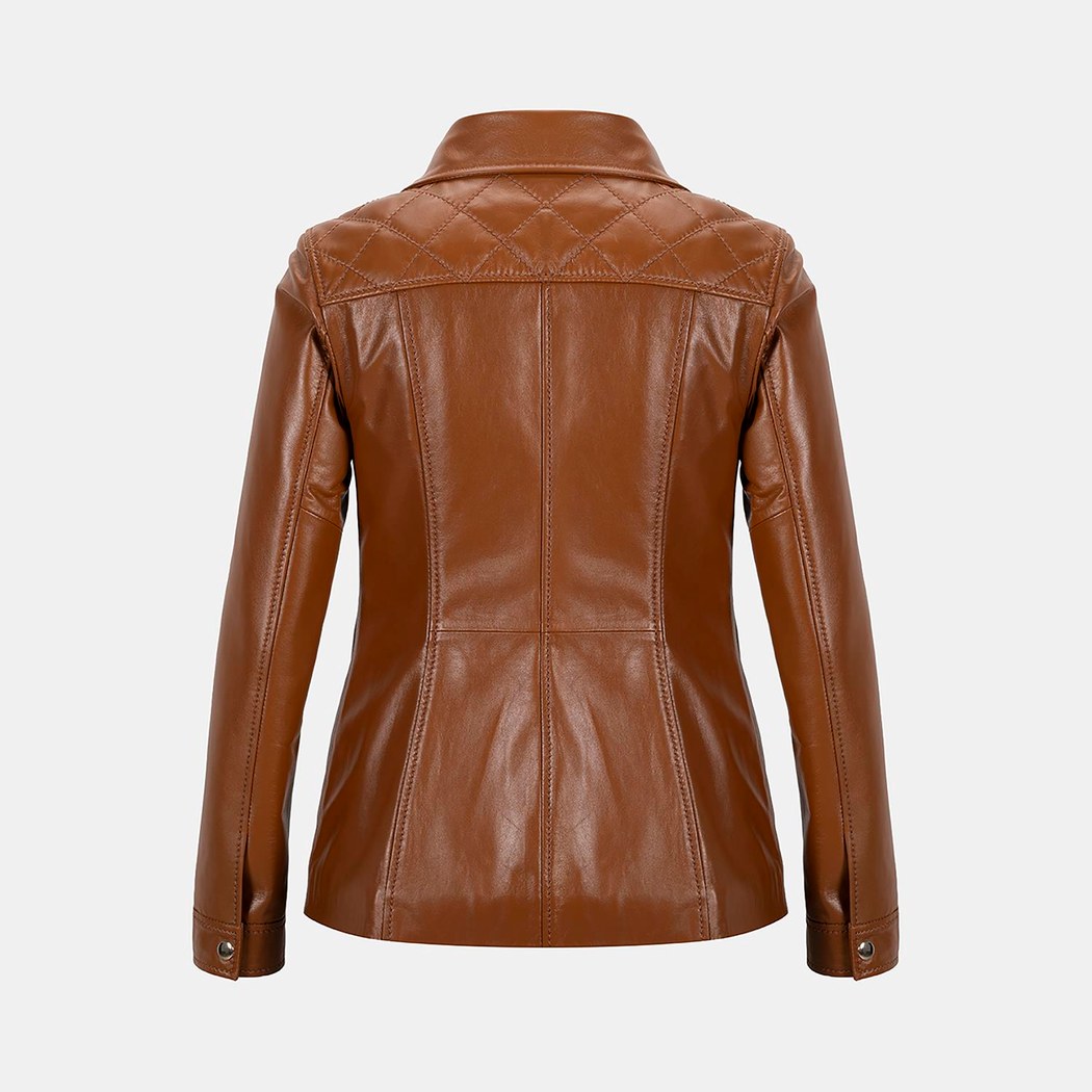 K15007 KADIN KÜRK YAKA MONT