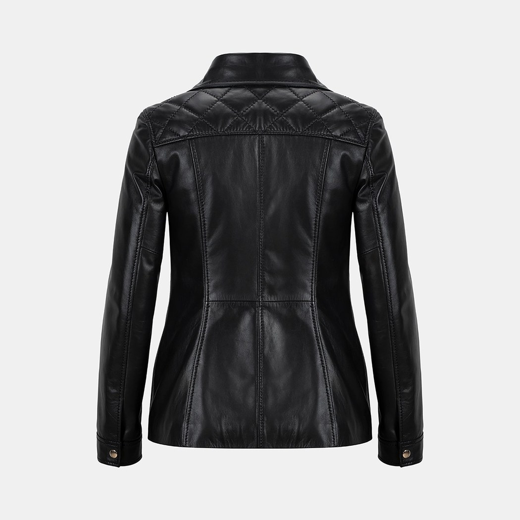 K15007 KADIN KÜRK YAKA MONT