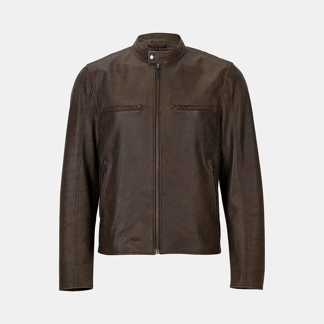 K15013 ERKEK DERİ CEKET-E