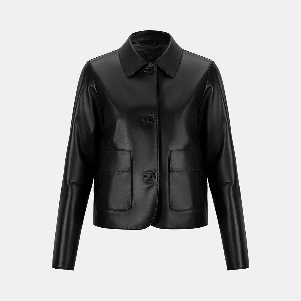 K15022 KADIN DERİ CEKET