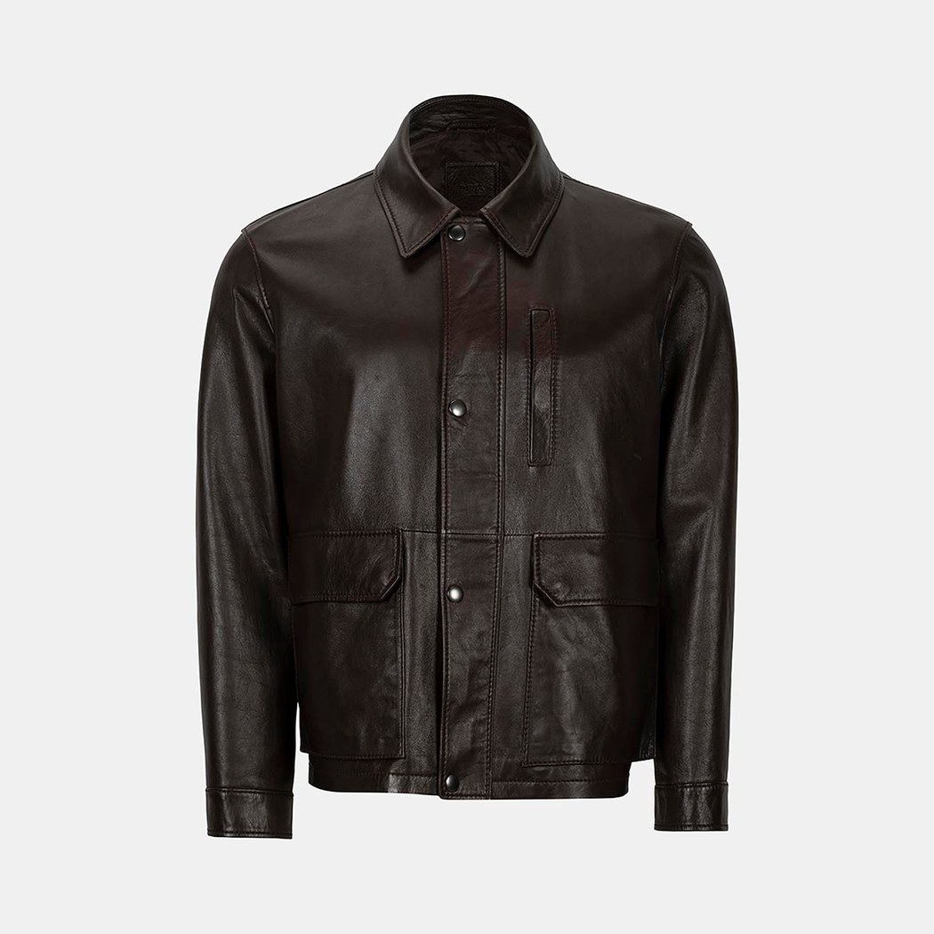 K15054 ERKEK DERİ CEKET-E