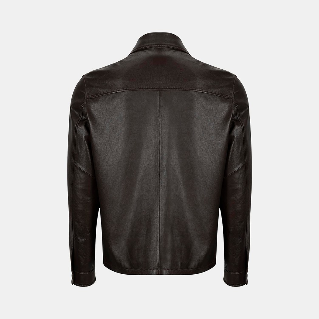 K15054 ERKEK DERİ CEKET-E