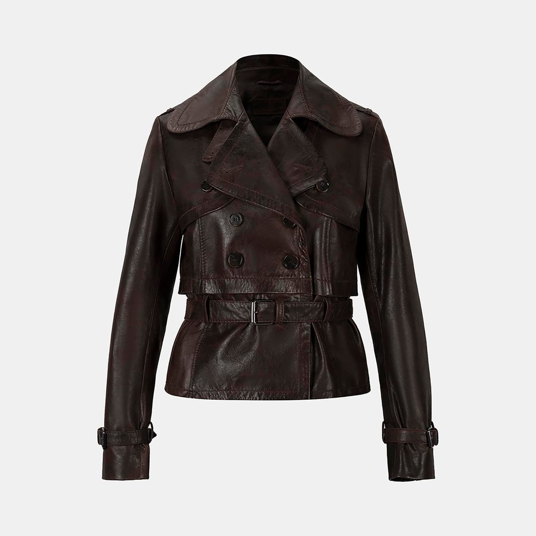 K15114 KADIN DERİ CEKET