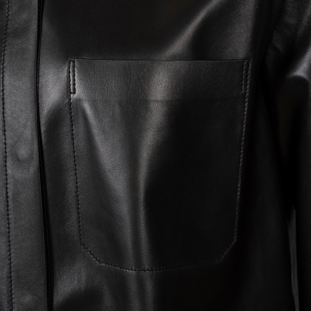 K15136 UNISEX DERİ GÖMLEK X KEIN