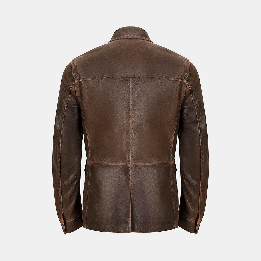 K15139 ERKEK DERİ CEKET-E