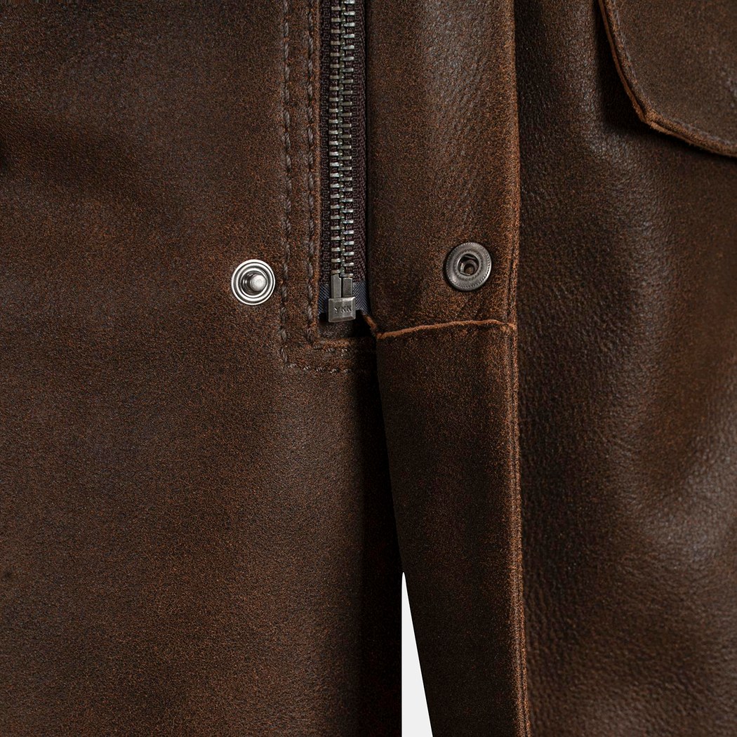 K15139 ERKEK DERİ CEKET-E