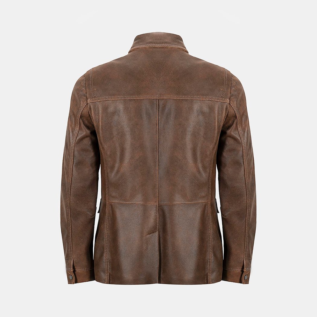 K15139 ERKEK DERİ CEKET-E