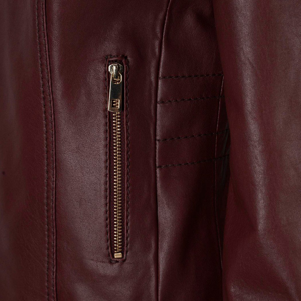 K15143 KADIN DERİ CEKET