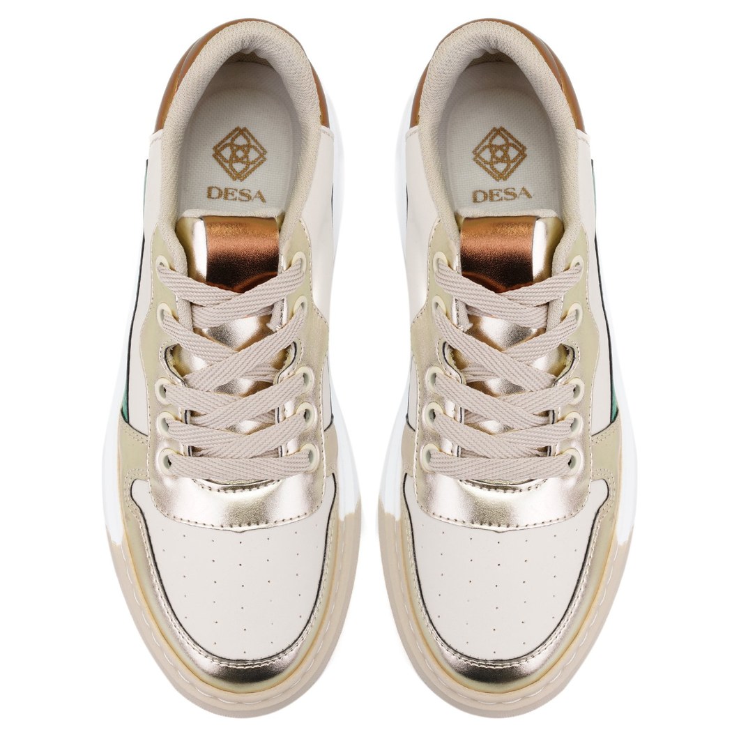 Kadın Altın Spor Ayakkabı