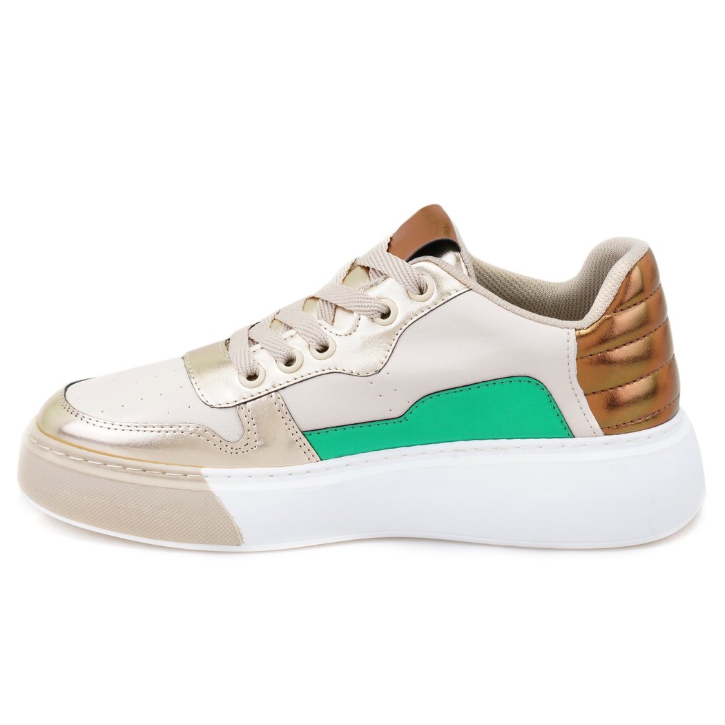 Kadın Altın Spor Ayakkabı