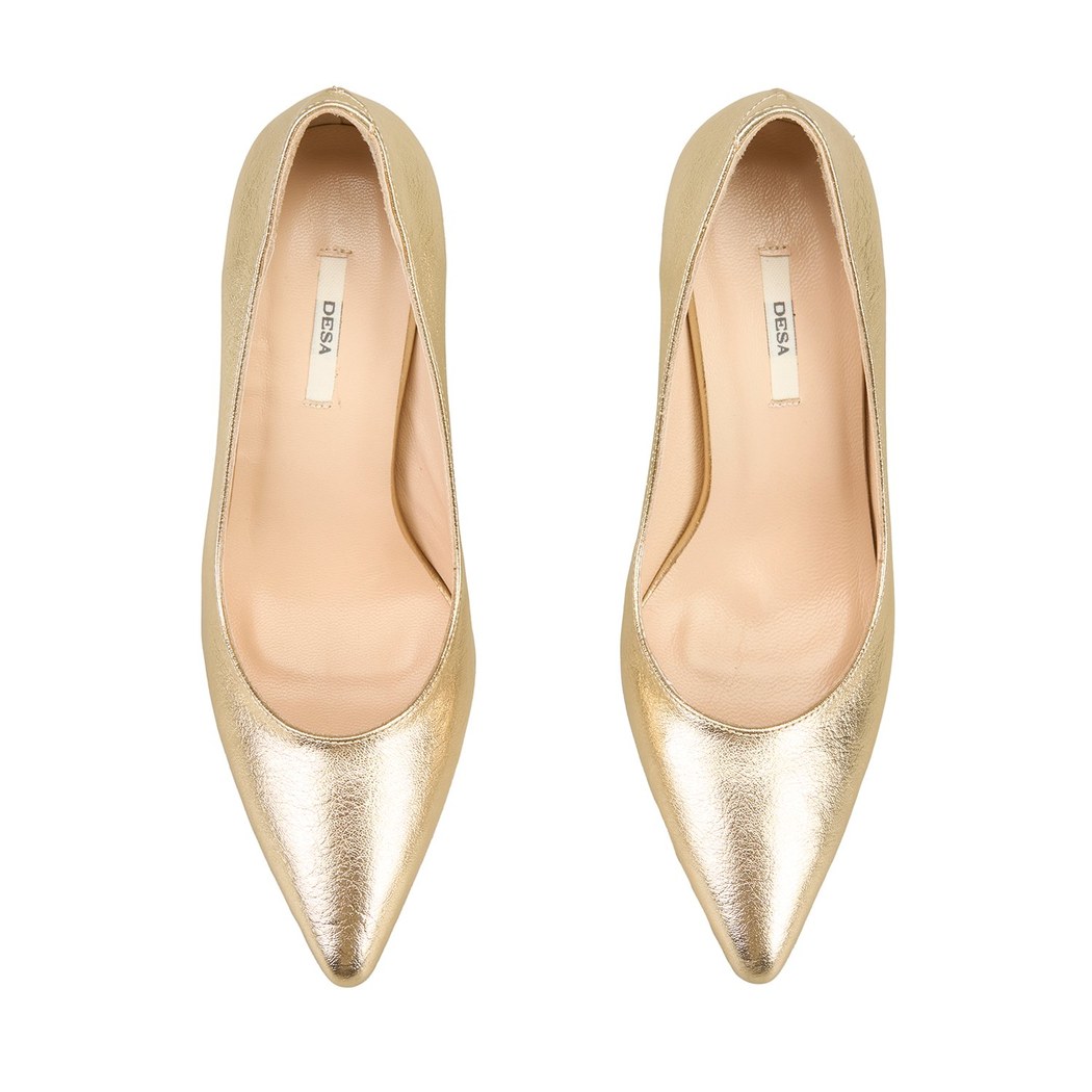 Kadın Altın Topuklu Stiletto