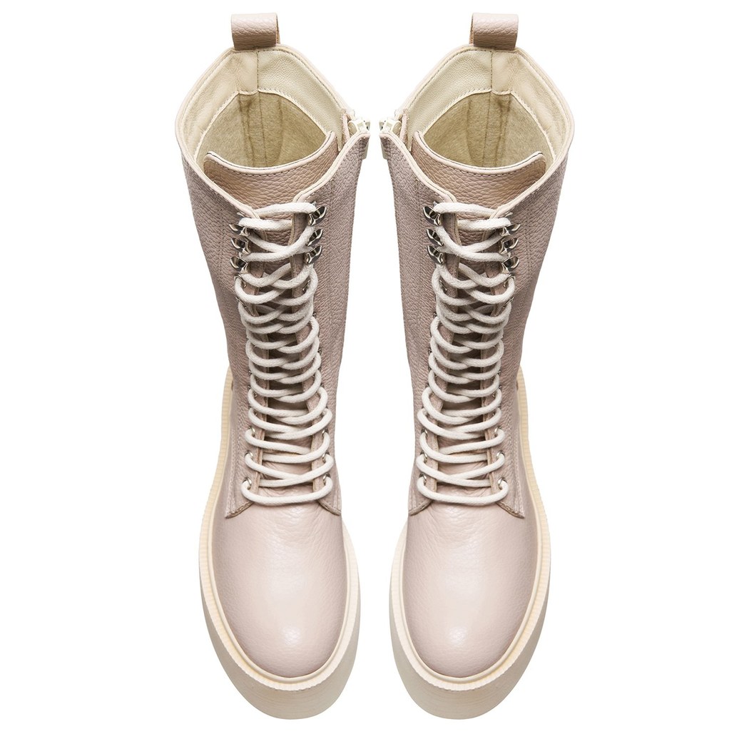 Kadın Bej Deri Çizme