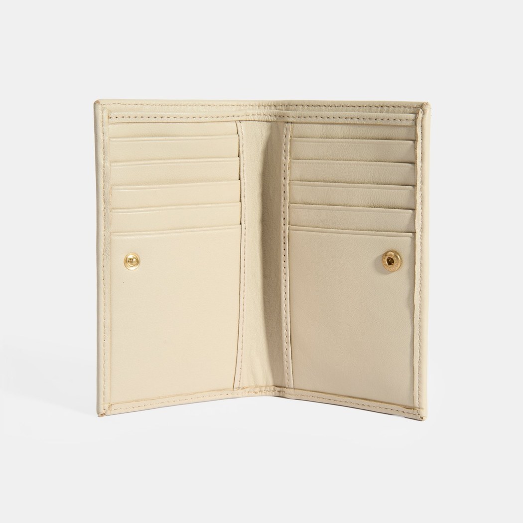 Kadın Bej Deri Cüzdan