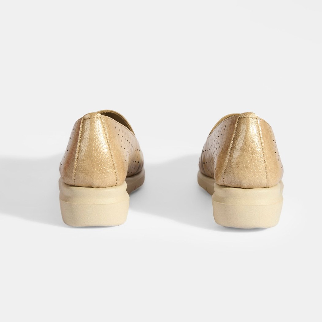 Kadın Bej Deri DesaComfort Günlük Ayakkabı