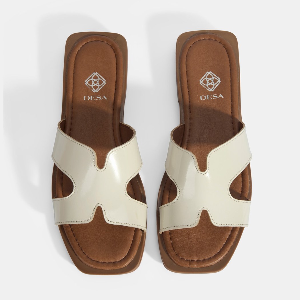 Kadın Bej Rugan Terlik