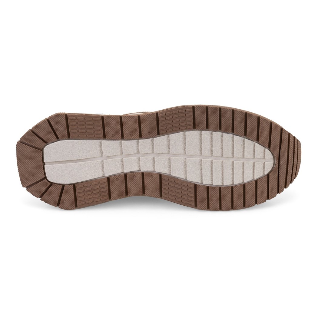 Kadın Bej Süet Deri Spor Ayakkabı