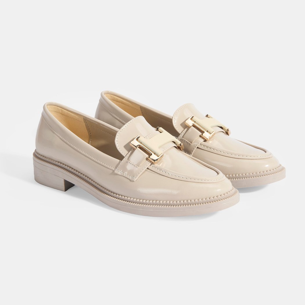 Kadın Bej Toka Aksesuarlı Günlük Ayakkabı