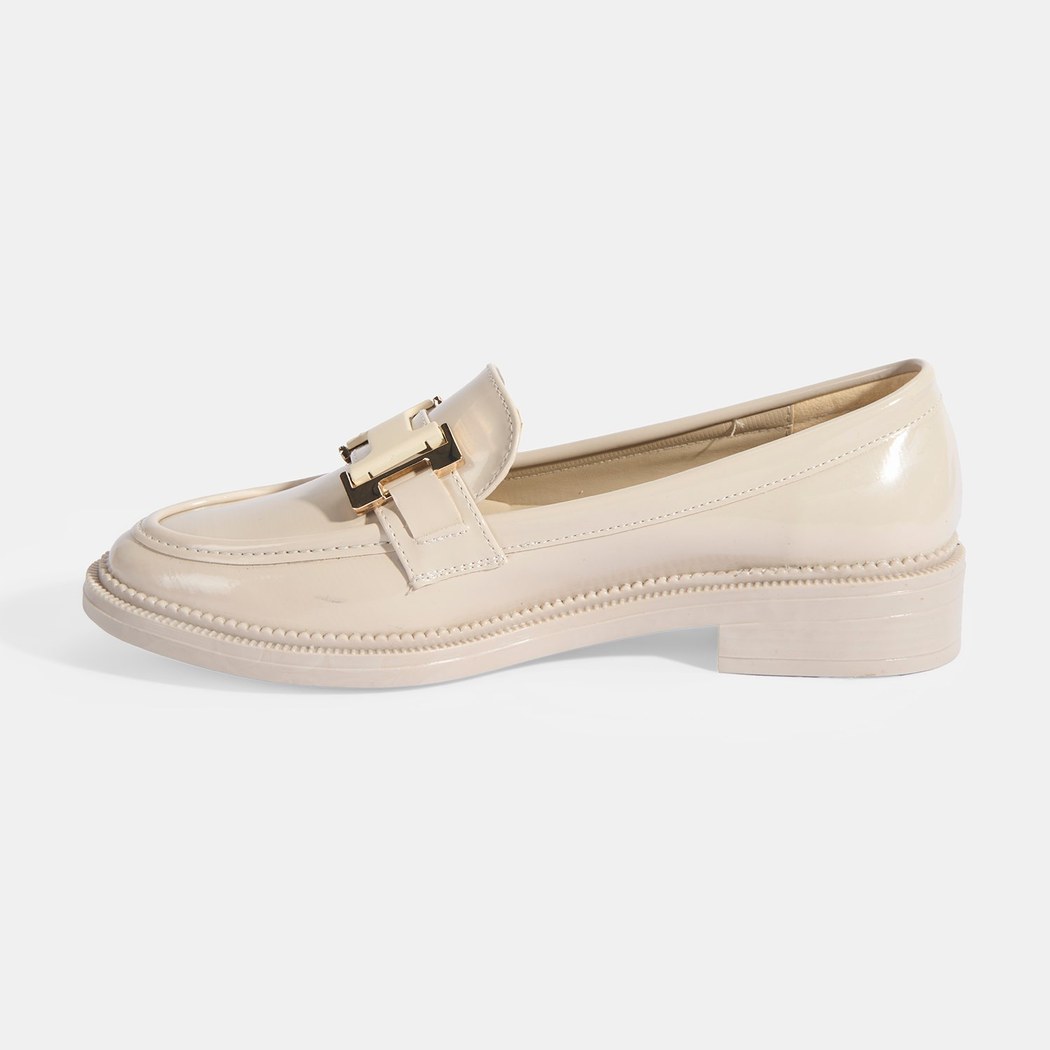 Kadın Bej Toka Aksesuarlı Günlük Ayakkabı