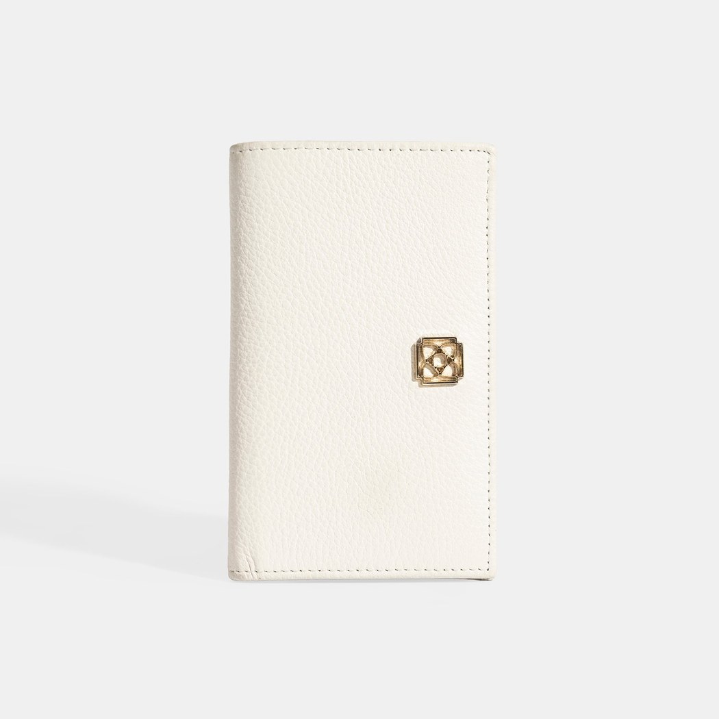 Kadın Beyaz Deri Cüzdan