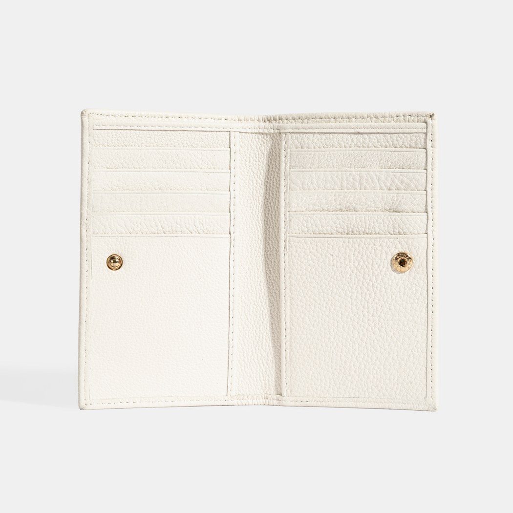 Kadın Beyaz Deri Cüzdan