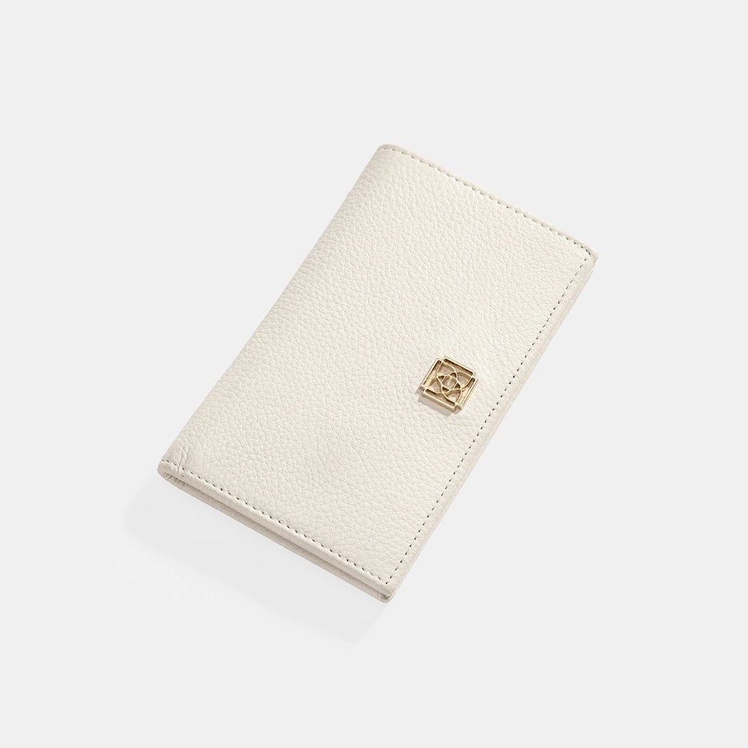 Kadın Beyaz Deri Cüzdan