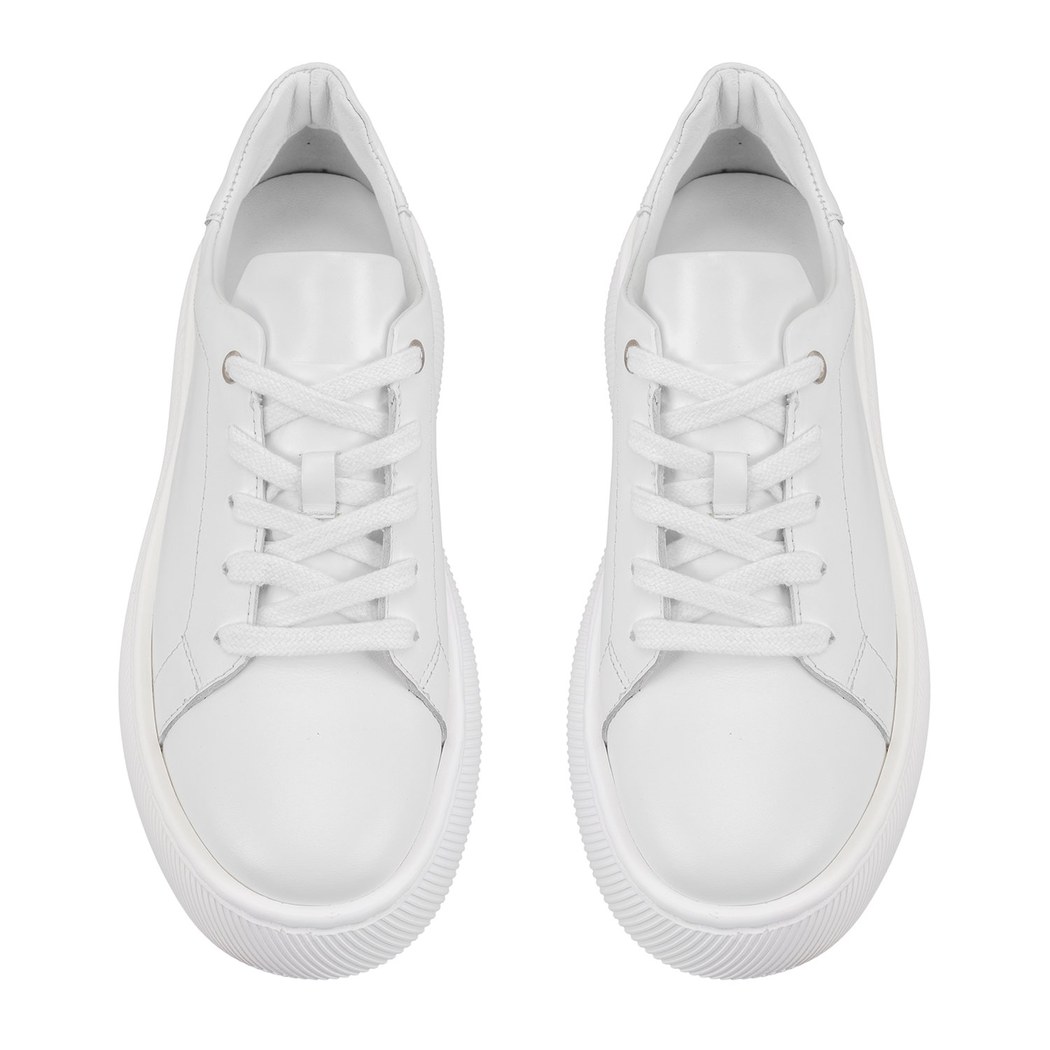 Kadın Beyaz Deri Günlük Ayakkabı