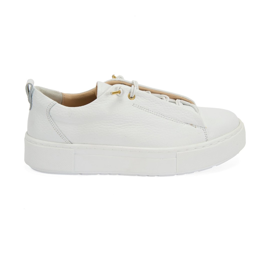 Kadın Beyaz Deri Günlük Ayakkabı