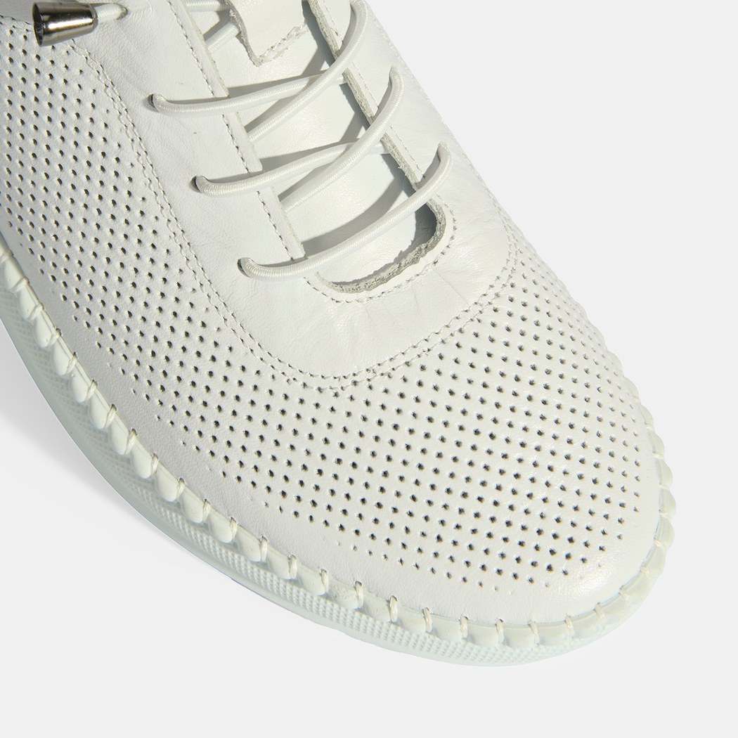 Kadın Beyaz Deri Günlük Ayakkabı