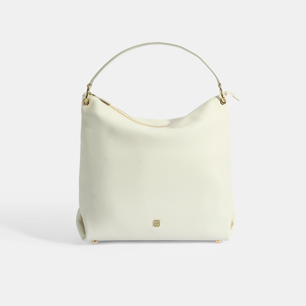 Kadın Beyaz Deri Omuz Çantası