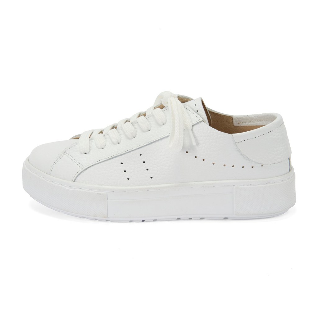 Kadın Beyaz Deri Spor Ayakkabı