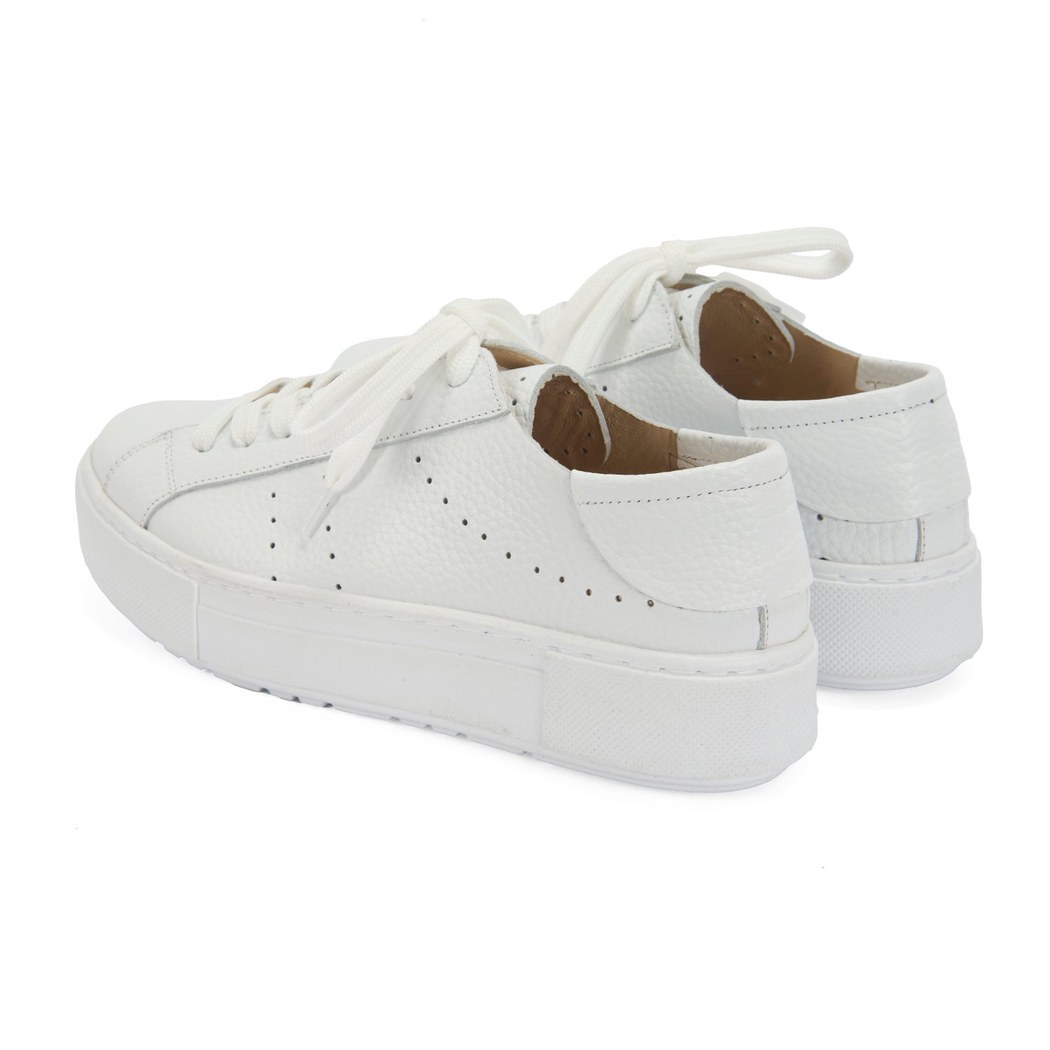 Kadın Beyaz Deri Spor Ayakkabı
