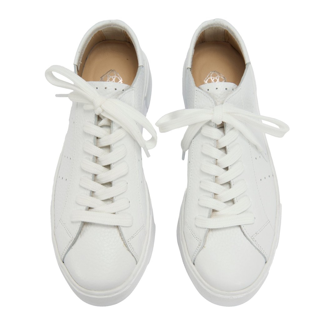 Kadın Beyaz Deri Spor Ayakkabı