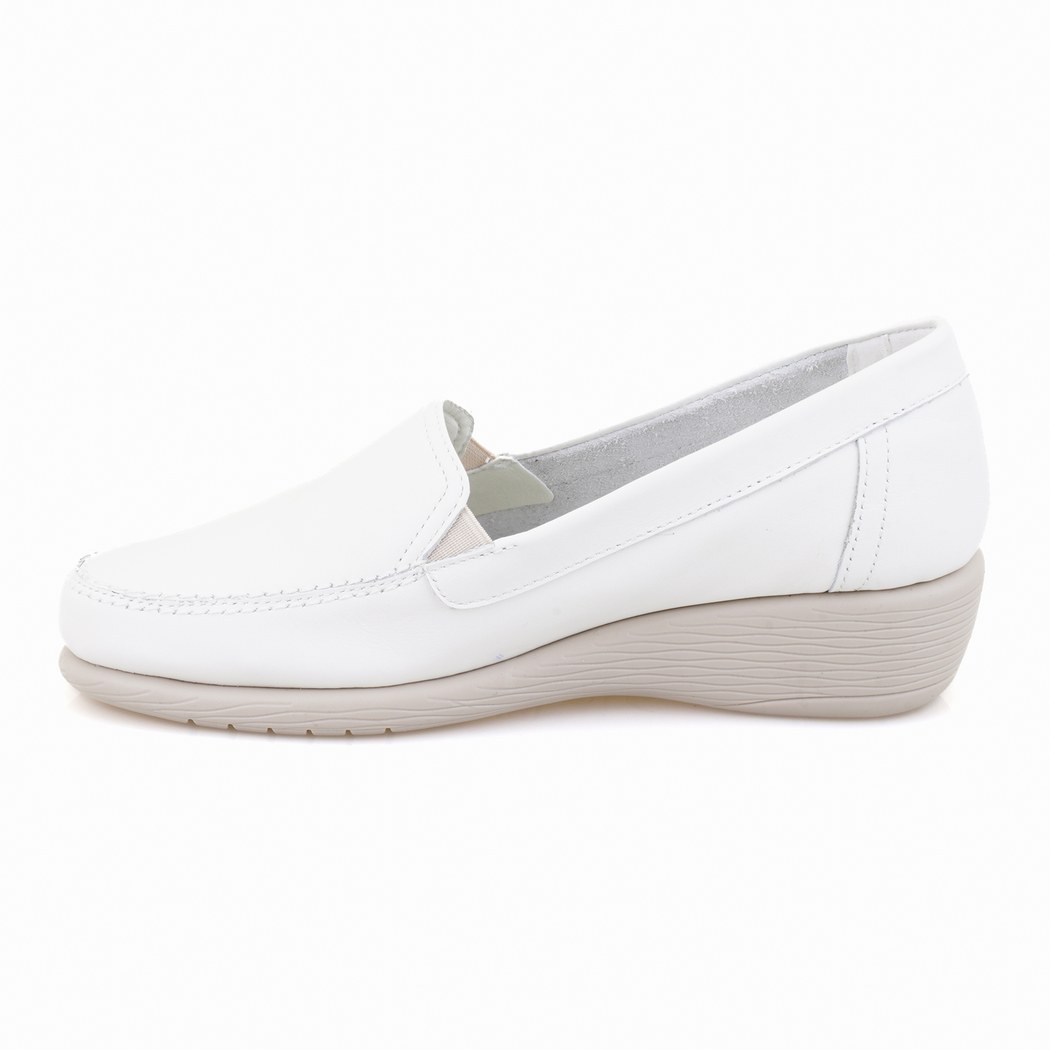 Kadın Beyaz DesaComfort Deri Günlük Ayakkabı