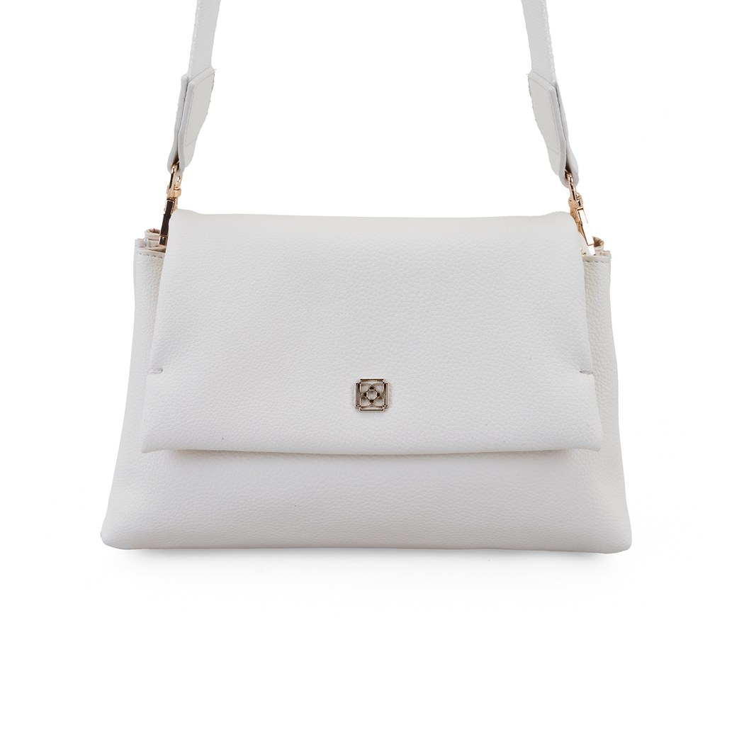 Kadın Beyaz Postacı Çantası