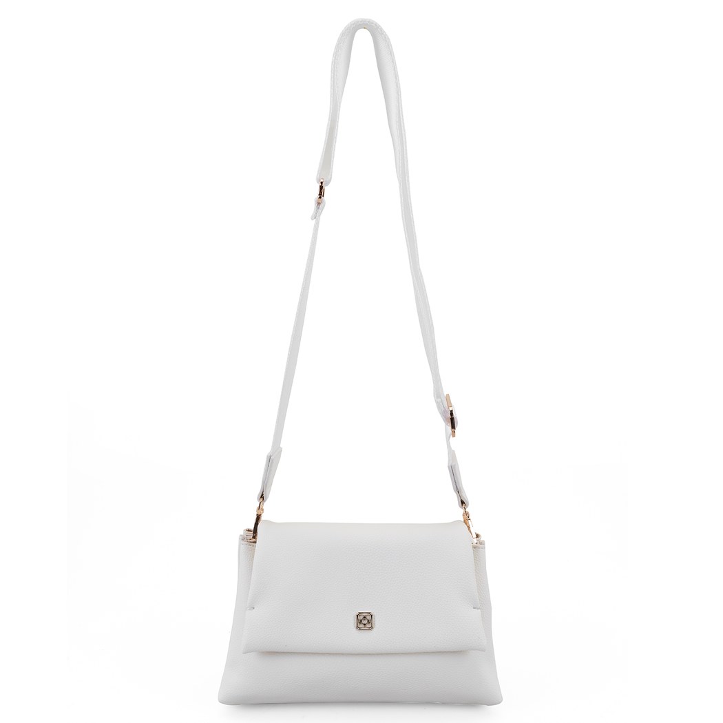 Kadın Beyaz Postacı Çantası