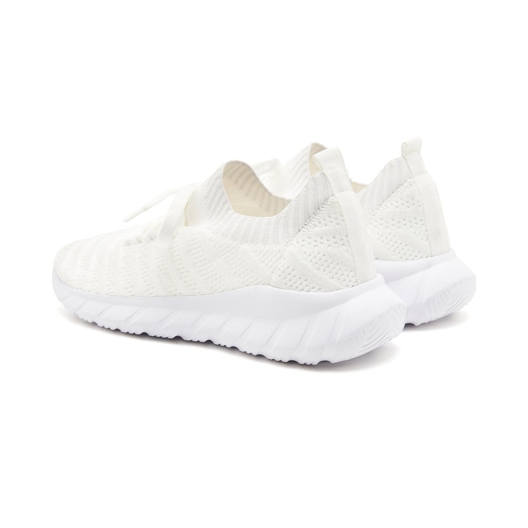 Kadın Beyaz Triko Günlük Ayakkabı