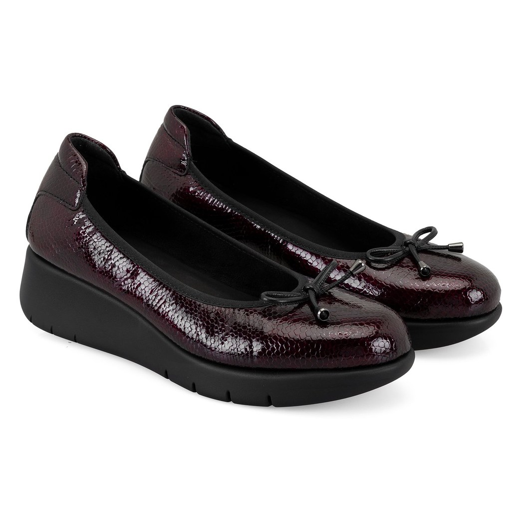 Kadın Bordo DesaComfort Deri Günlük Ayakkabı