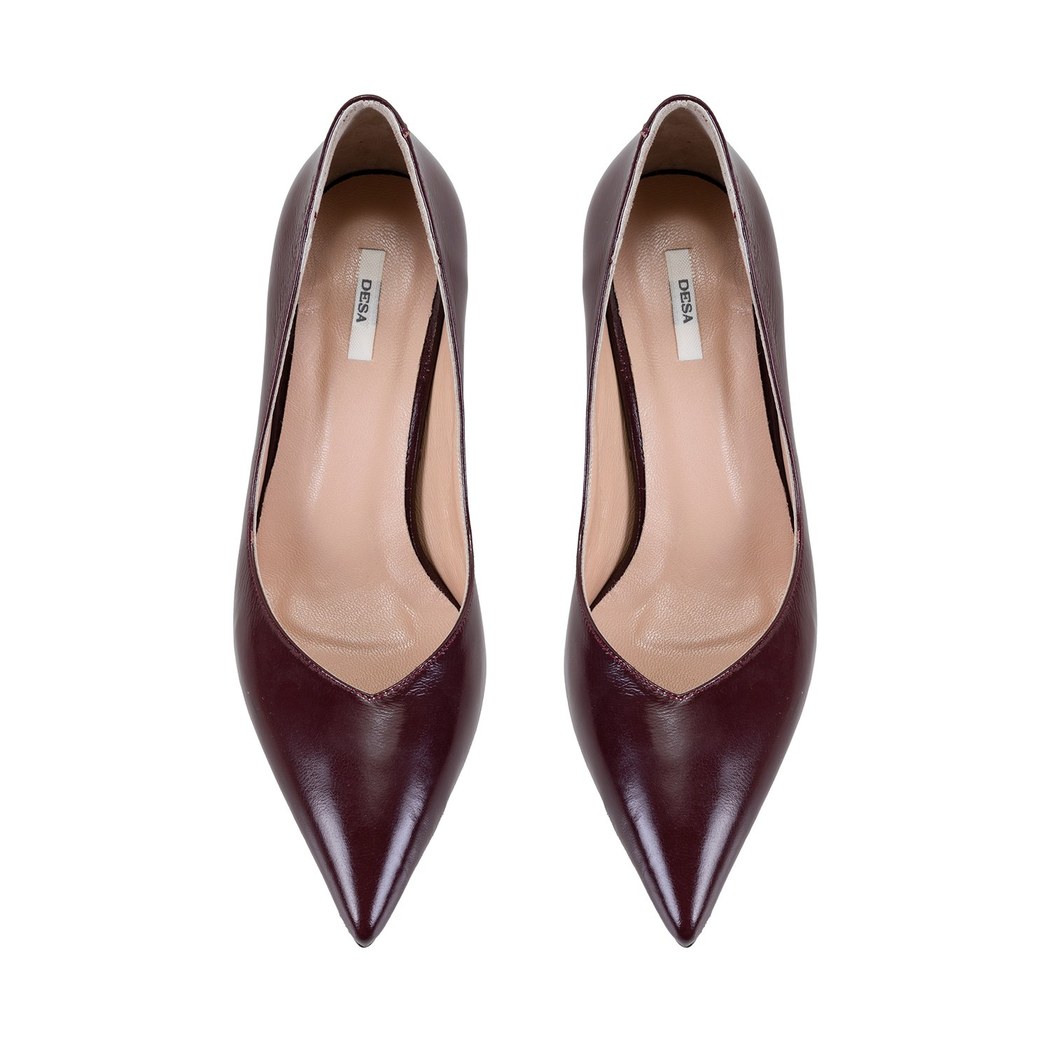Kadın Bordo Rugan Stiletto