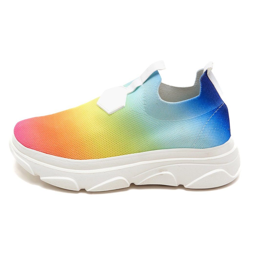Kadın Çok Renkli Triko Spor Ayakkabı