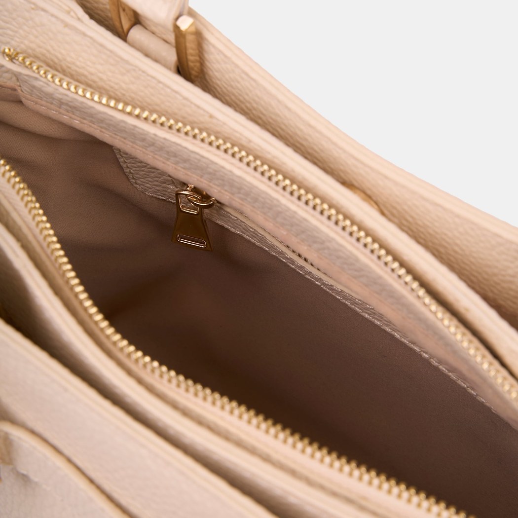 Kadın Ekru Omuz Askılı El Çantası