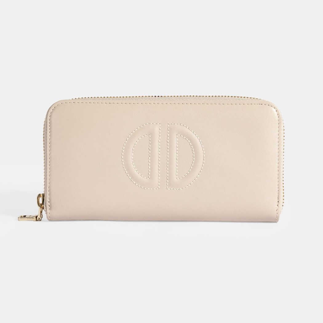 Kadın Gri Deri Cüzdan