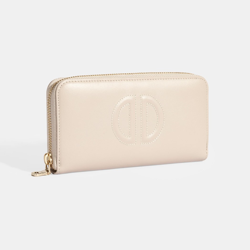 Kadın Gri Deri Cüzdan