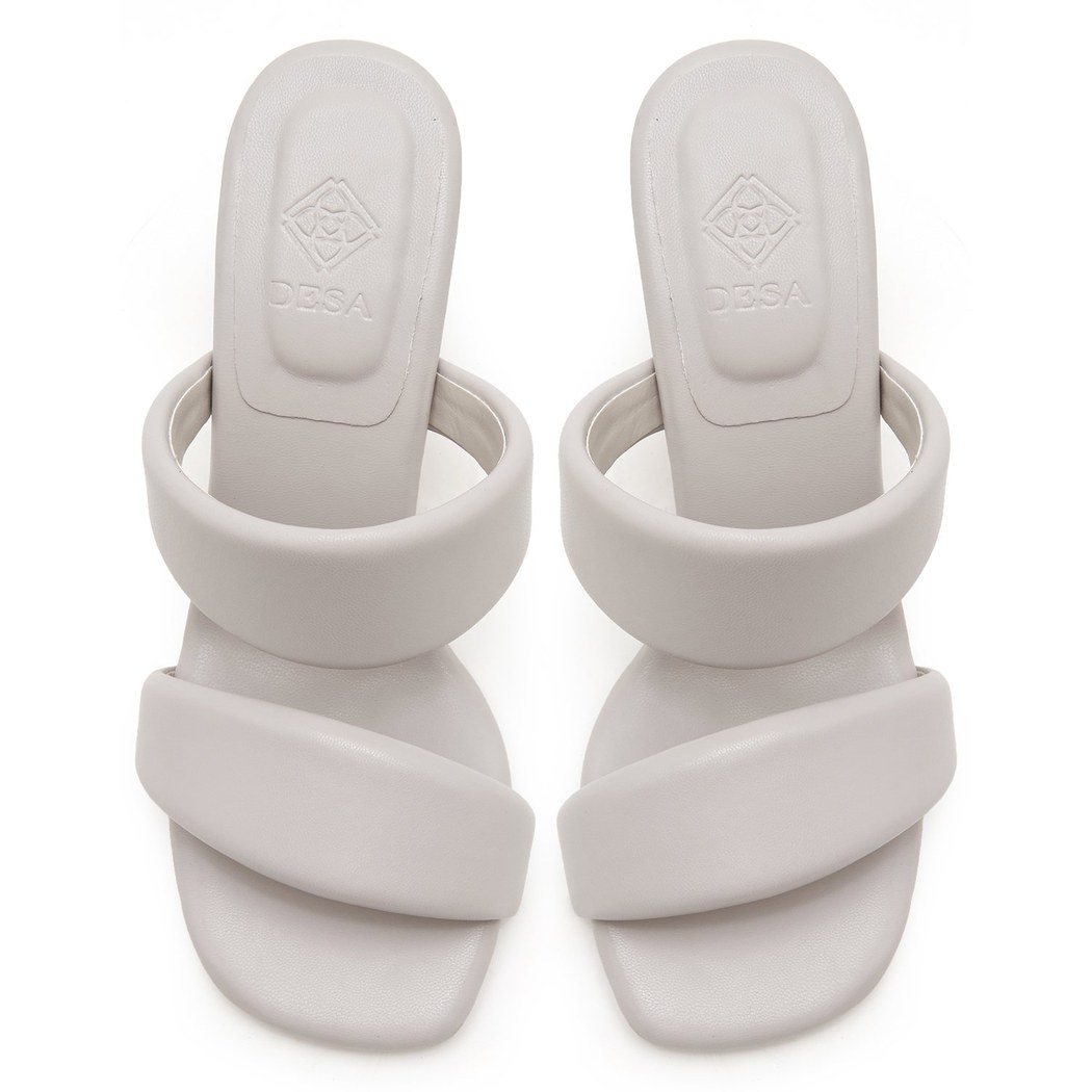 Kadın Gri Topuklu Terlik