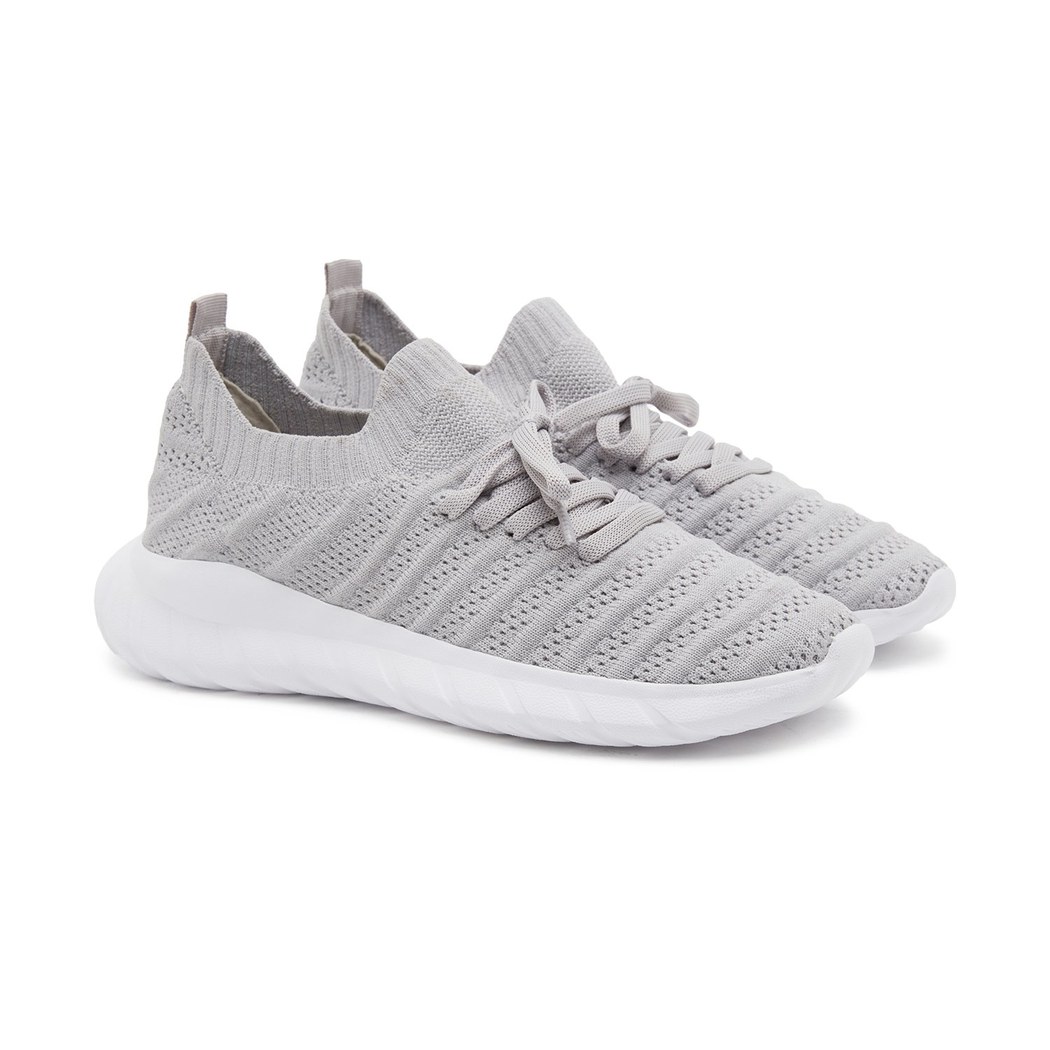 Kadın Gri Triko Günlük Ayakkabı