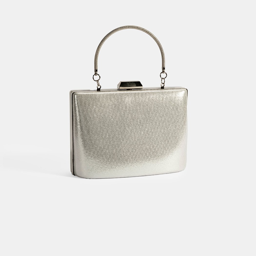 Kadın Gümüş Gece El Çantası