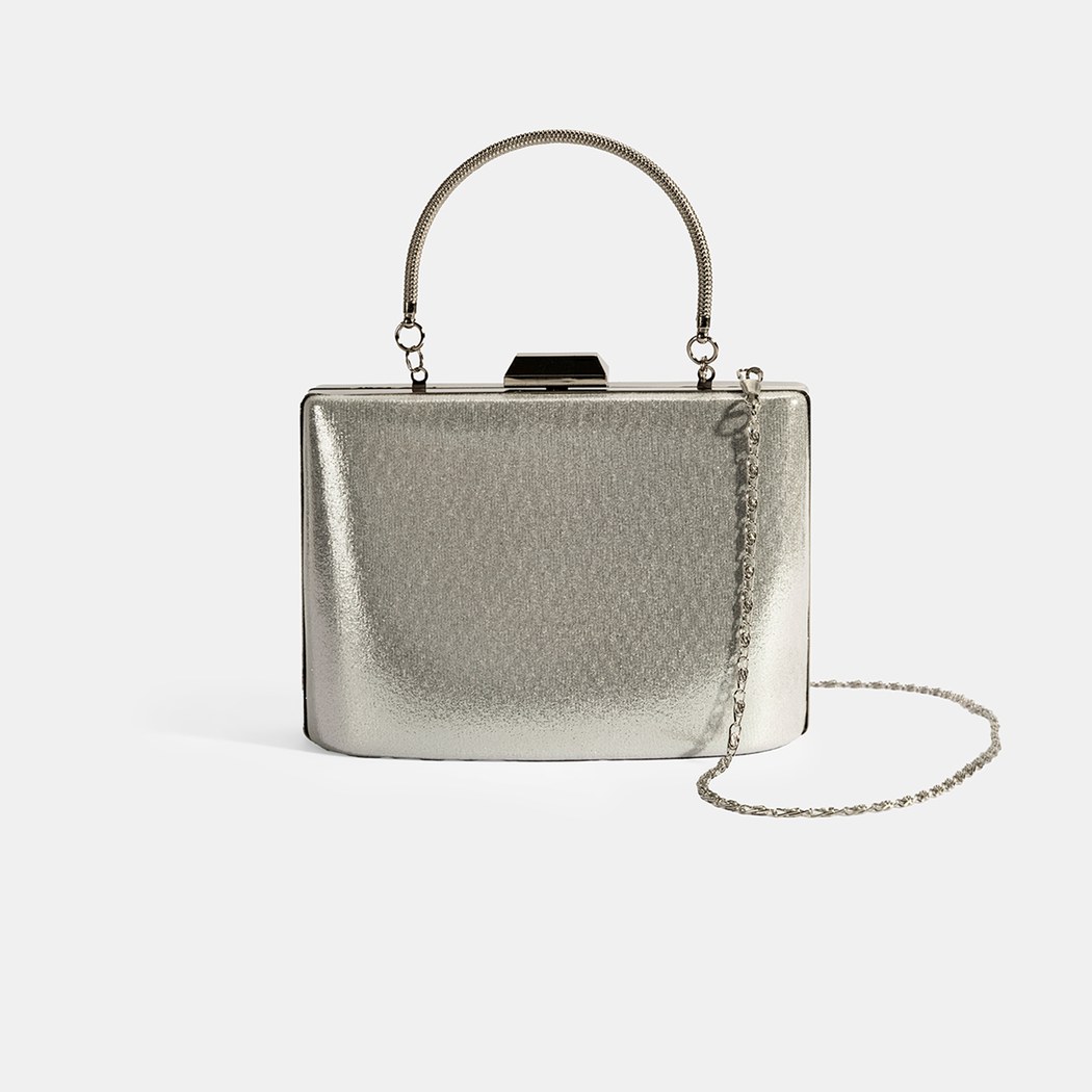 Kadın Gümüş Gece El Çantası