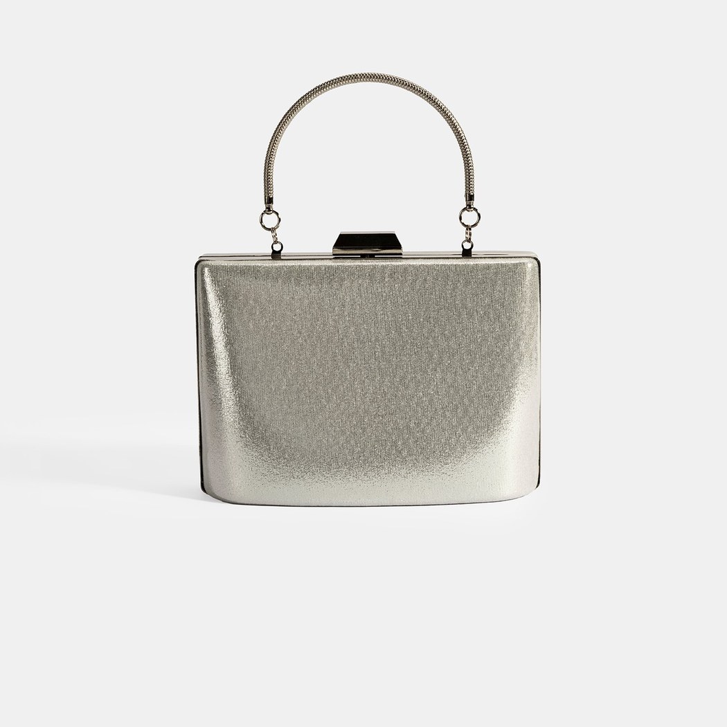 Kadın Gümüş Gece El Çantası