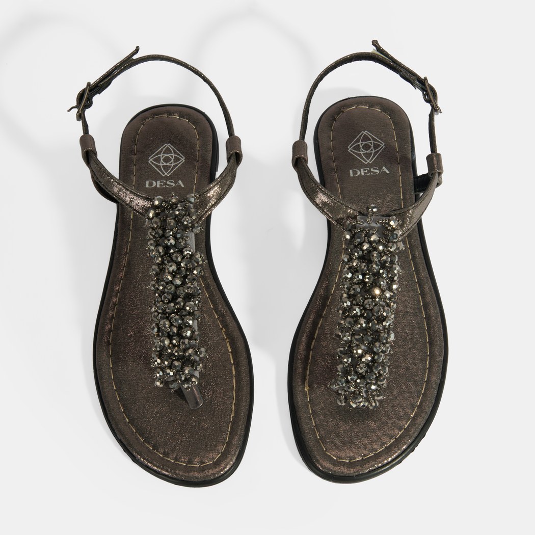 Kadın Gümüş Parmak Arası Sandalet